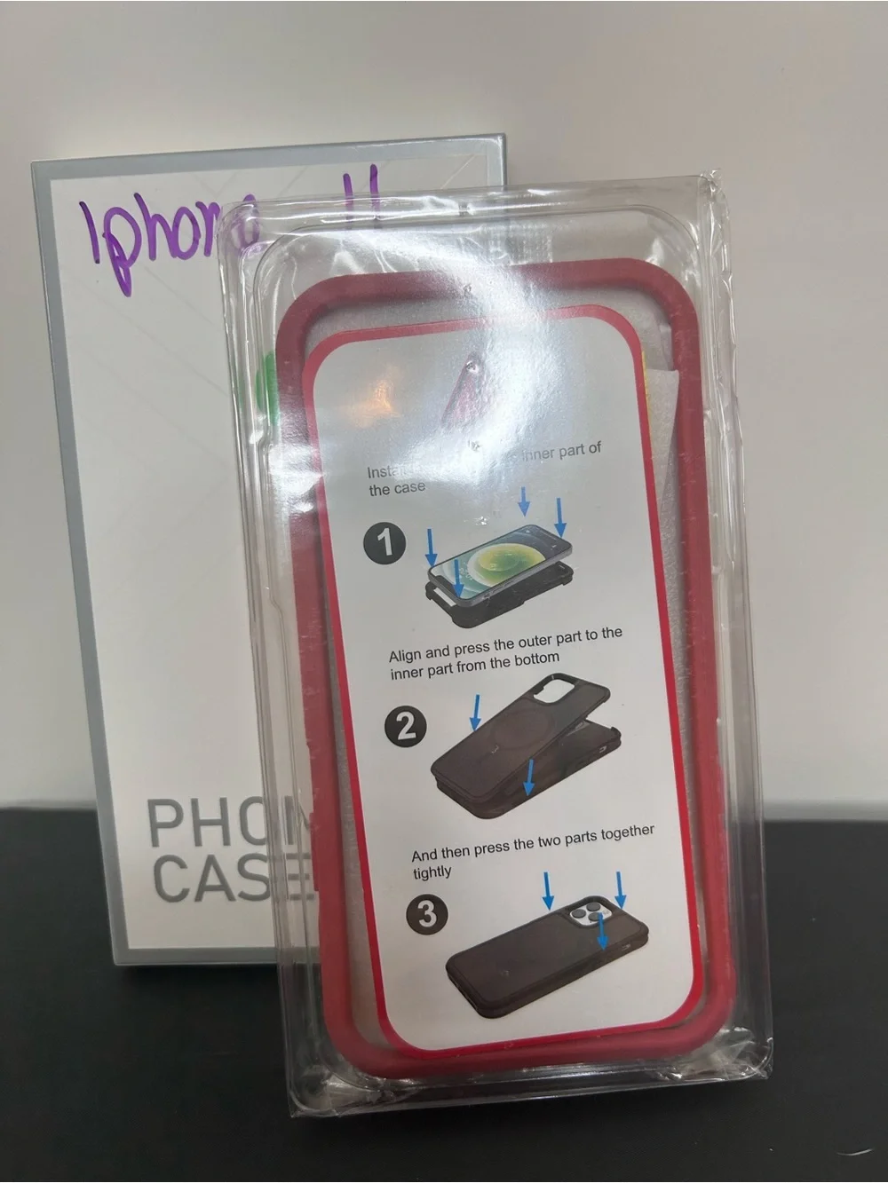 Red hardPhone Case for iPhone 11 - Slim Protective Cover